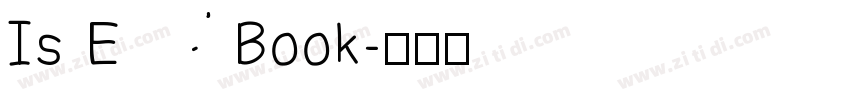 Is E Book字体转换 Is E Book字体转换